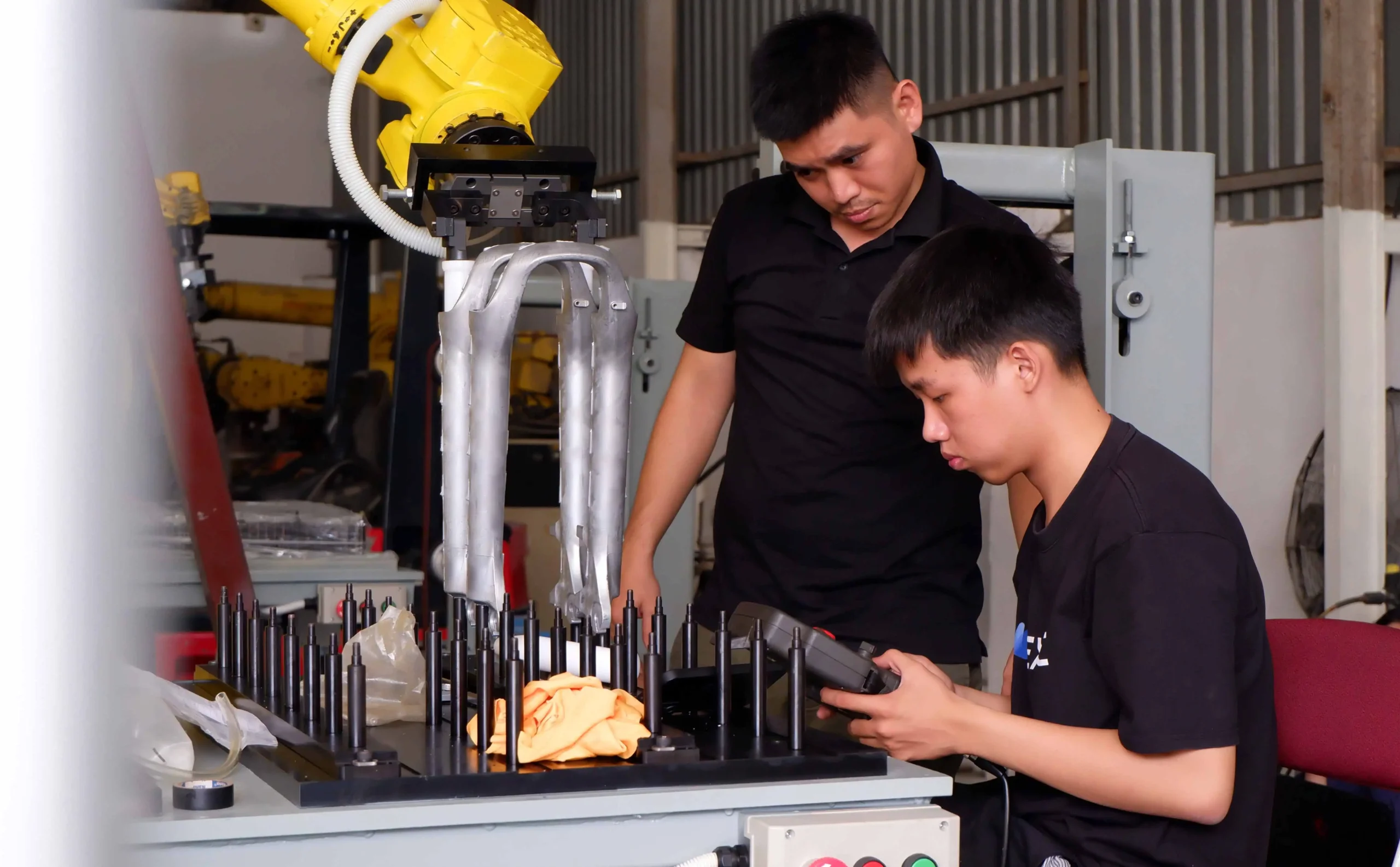 Robot training service in robotnext