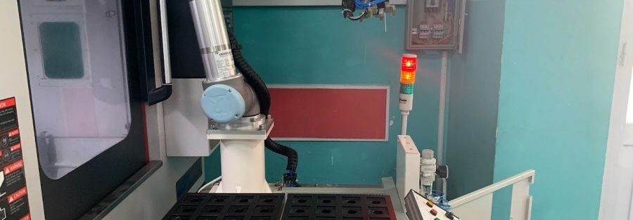 Dự Án Robot Cấp Phôi Cho Máy CNC