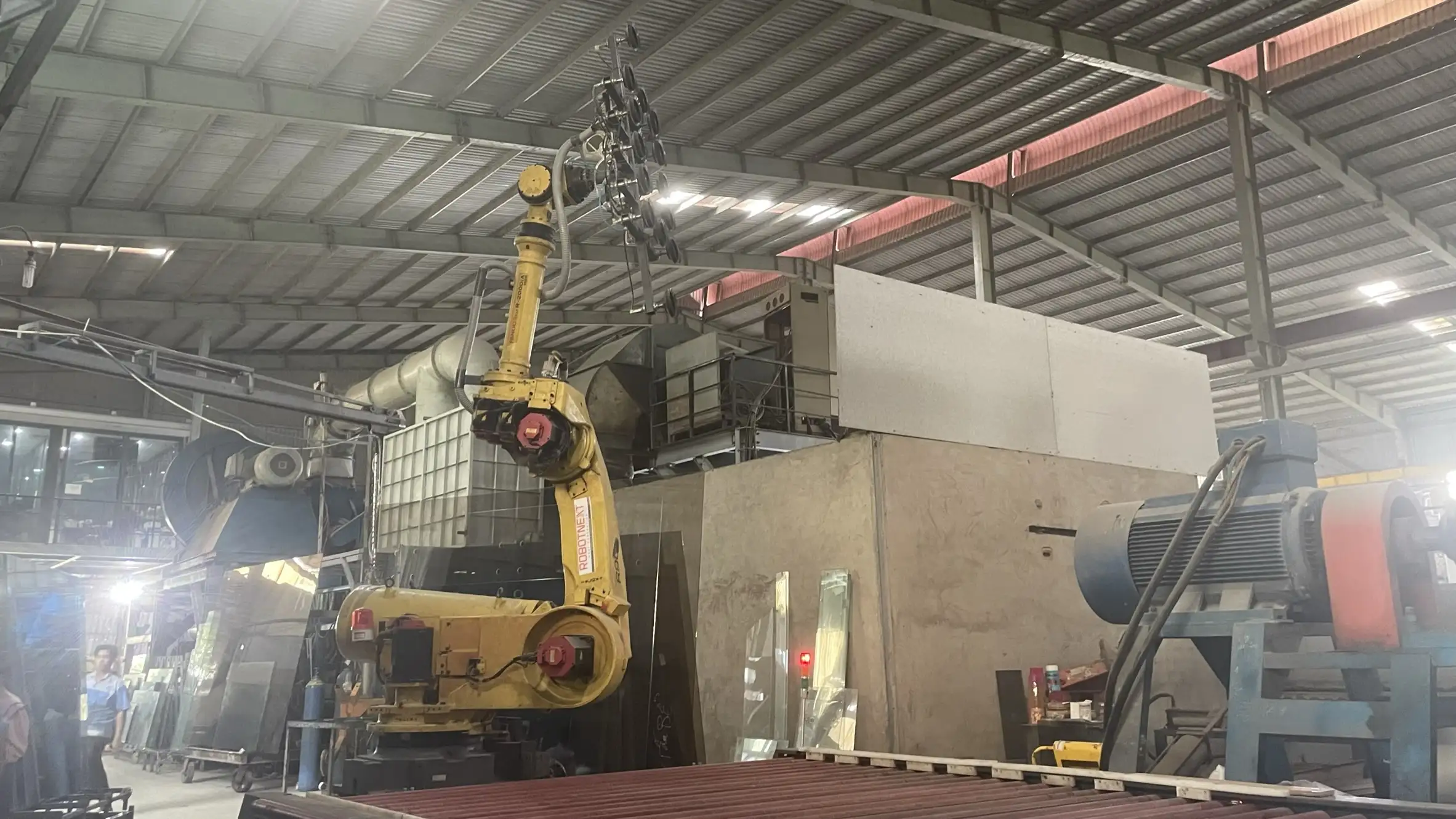 Dự Án Robot Gắp Kính - Nâng Hạ Kính 3 Dự án Robot gắp kính - nâng hạ kính