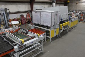 PRINT, DRY, SQUARING – IN-LINE WITH FURNACE