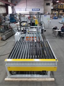 DOUBLE EDGES/SEWING AND SERIES CREATION IN GLASS PROCESSING