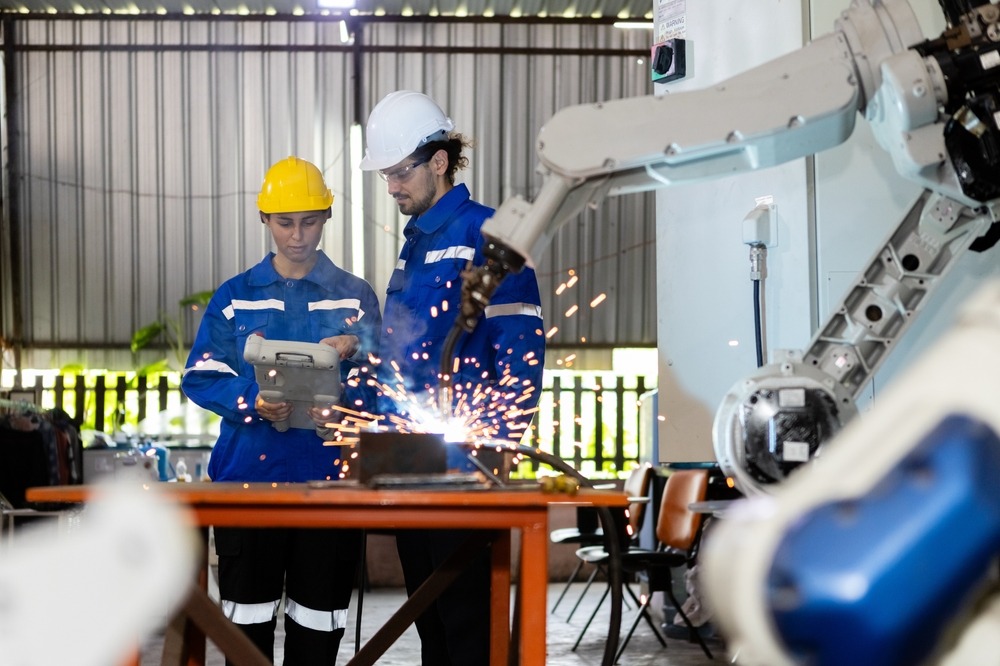 Hệ thống tự động của robot hàn