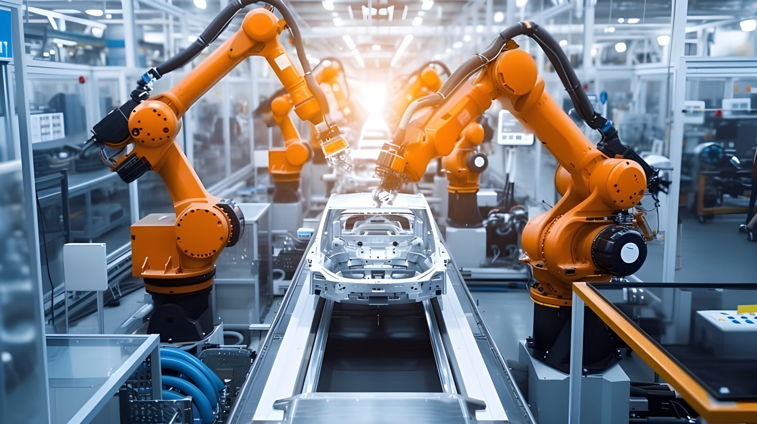 Robot gắp đặt: Giải pháp cho dây chuyền sản xuất 4 Ứng dụng của robot gắp đặt trong ngành ô tô