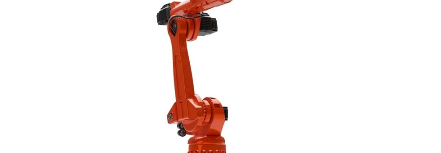 Mẫu cánh tay robot công nghiệp 6 trục sử dụng phổ biến trong các ứng dụng hàn, sơn, lắp ráp và xử lý vật liệu