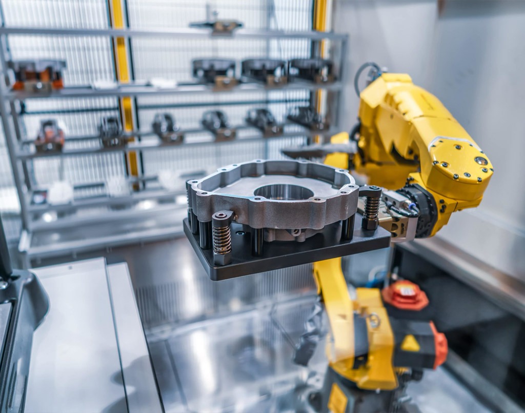 Giải pháp robot công nghiệp: Tối ưu hóa sản xuất cho doanh nghiệp 5 robot gia cong vat lieu material handling