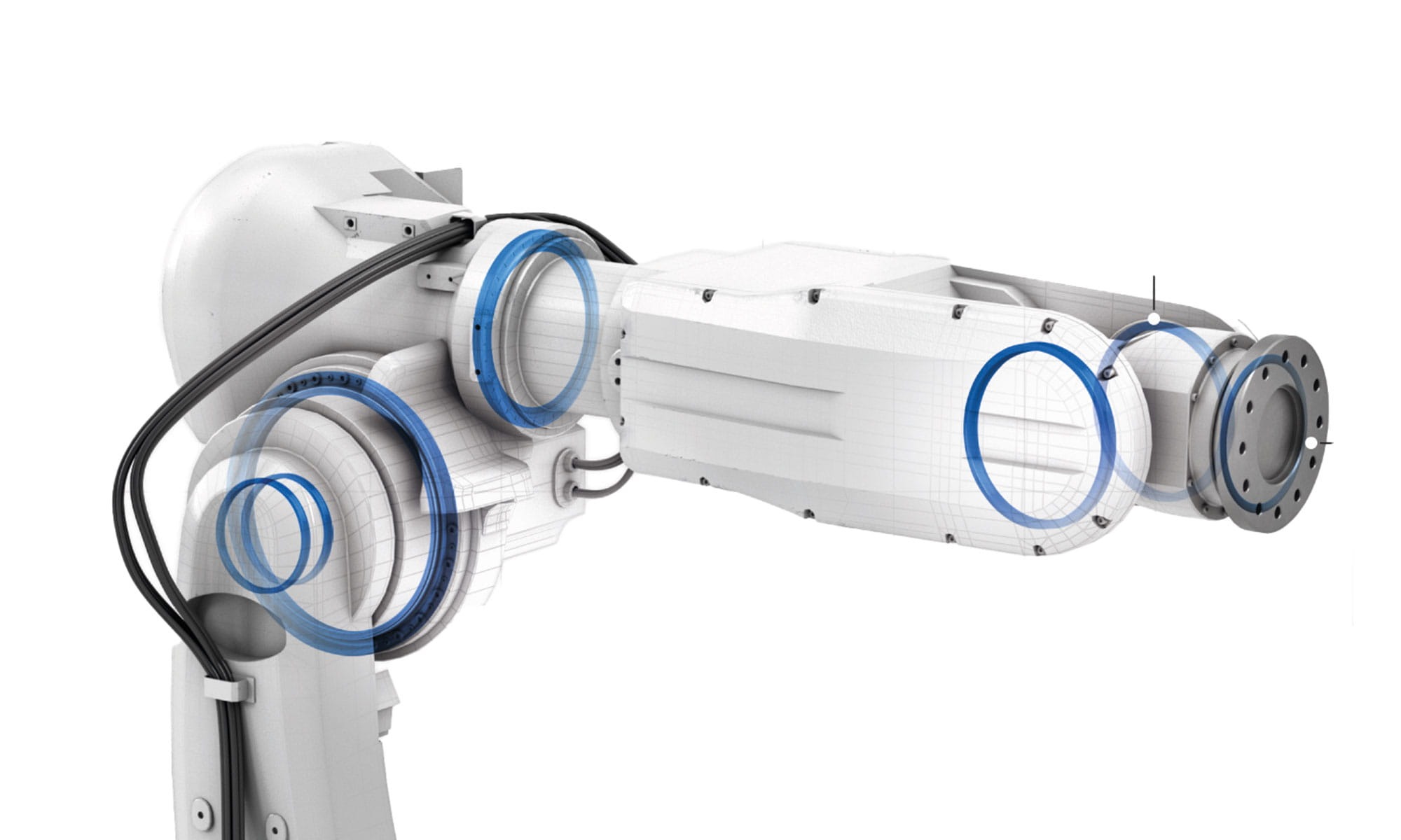 Quy trình bảo trì vòng đệm robot công nghiệp 2 vi tri vong dem trong canh tay robot cong nghiep