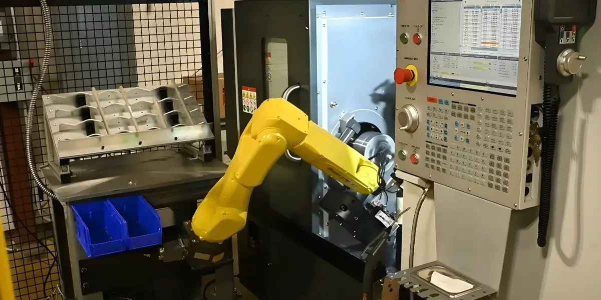 Hiểu rõ cách robot vận hành với máy CNC nhịp nhàng trong sản xuất