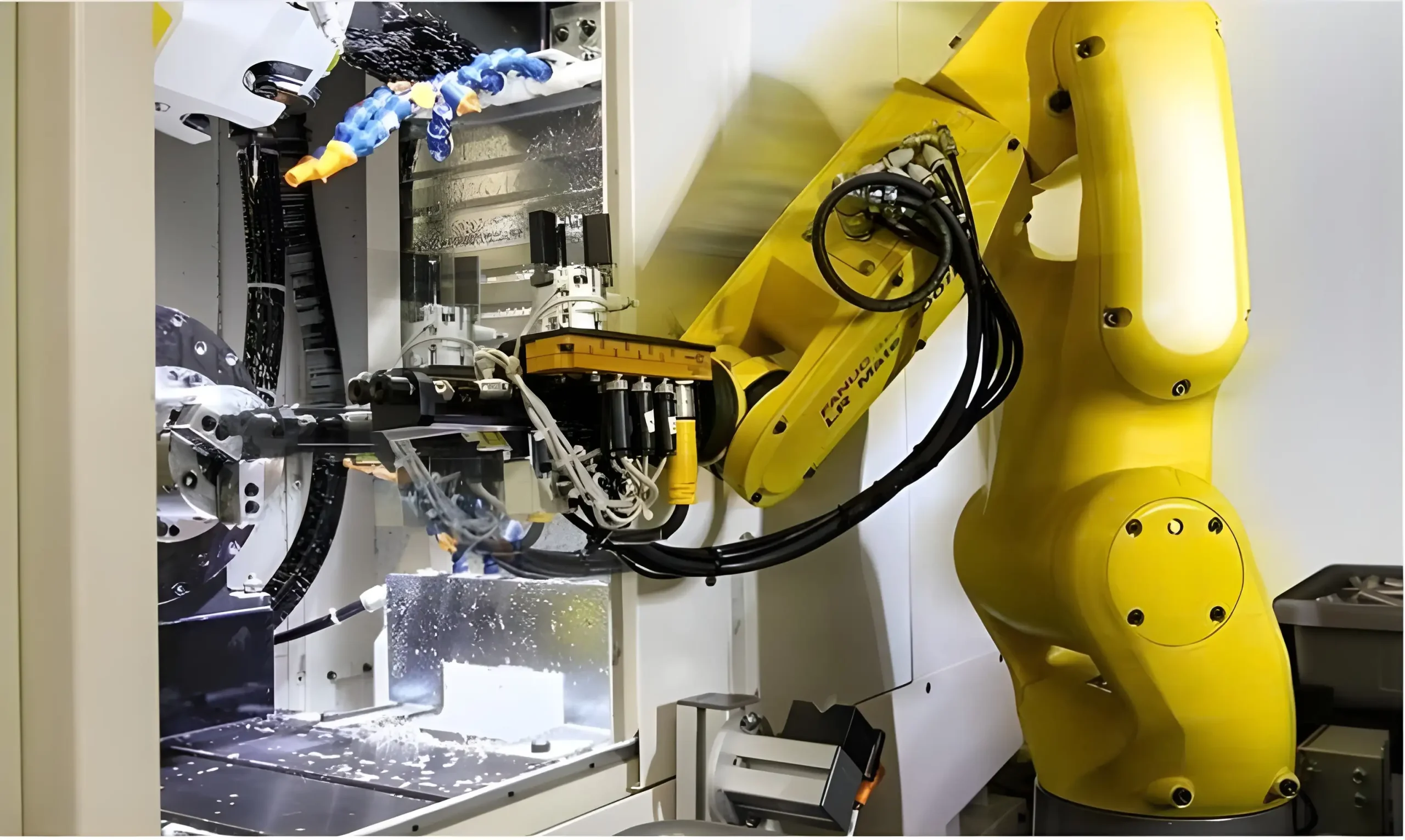 Tương lai của robot cấp phôi với máy mài CNC tự động