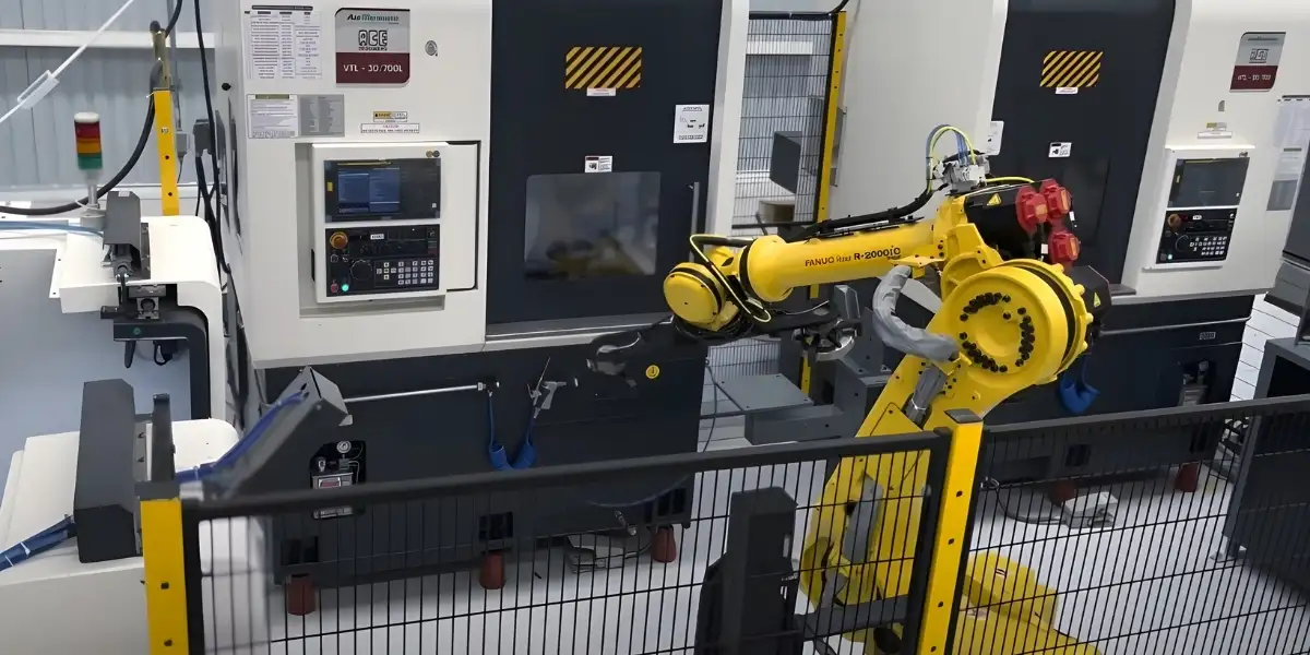 Tự động hóa máy CNC và robot có mang lại nhiều lợi nhuận hơn? 5 Tự động hóa máy CNC bằng cánh tay robot công nghiệp
