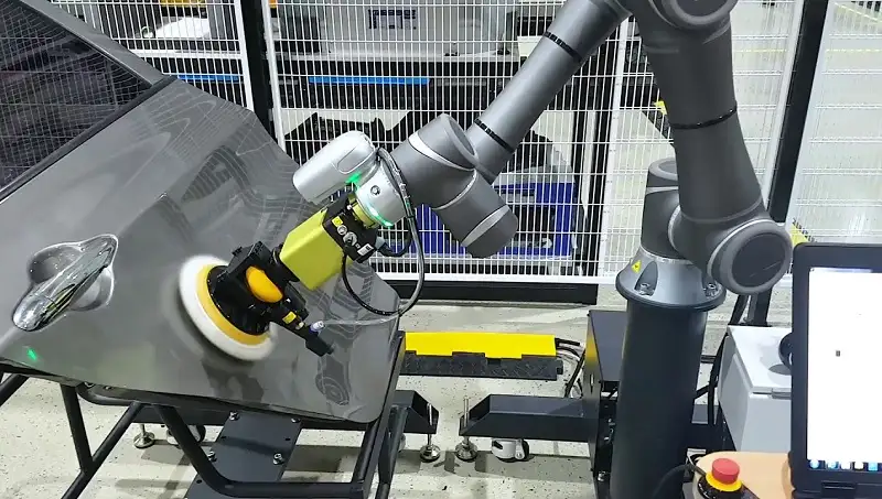 Các công nghệ robot hoàn thiện bề mặt sản phẩm trong sản xuất 2 Robot đánh bóng trong công nghệ robot hoàn thiện bề mặt sản phẩm