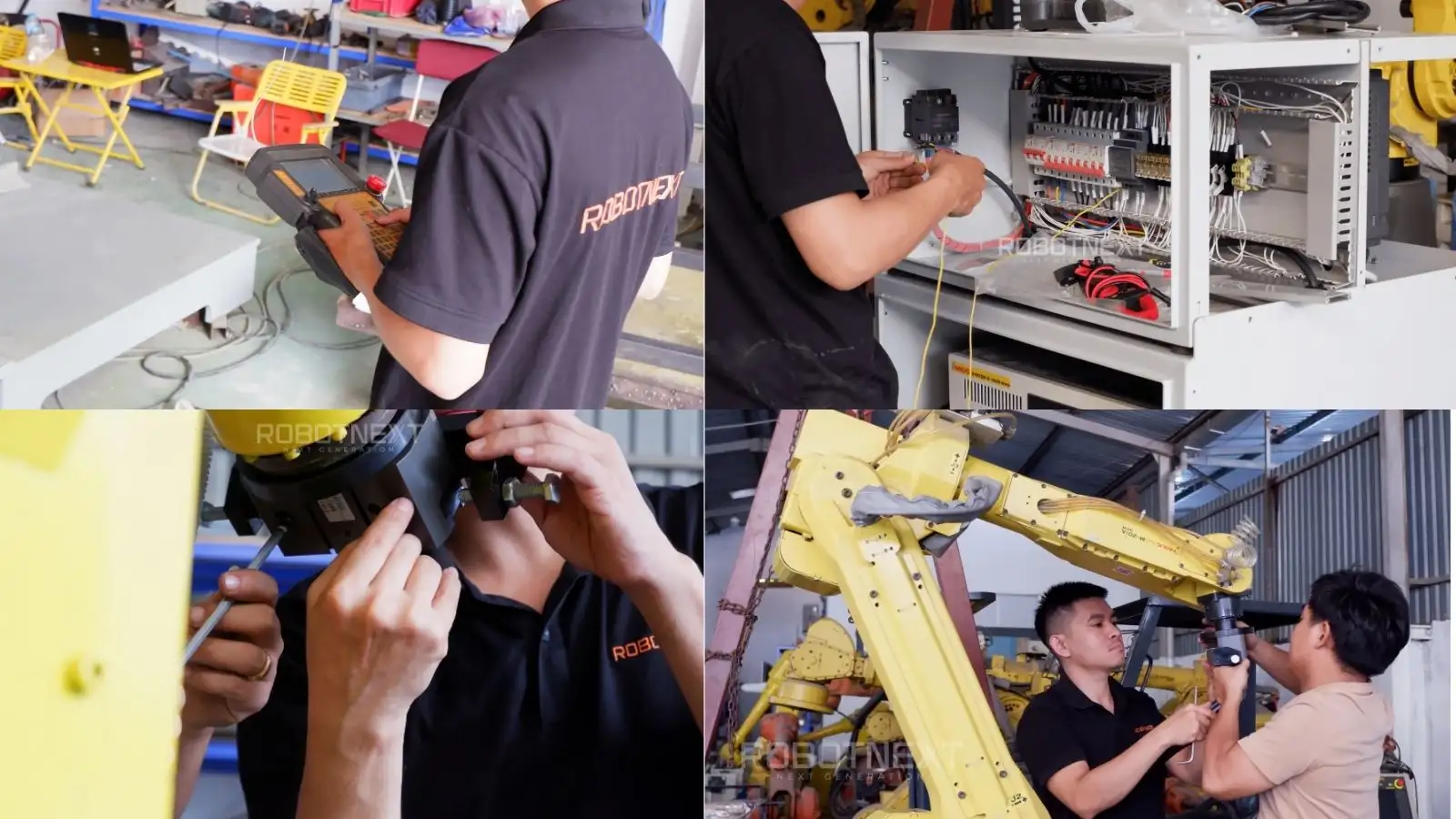 Chúng tôi cung cấp vật tư robot chuẩn và lắp đặt đúng kỹ thuật