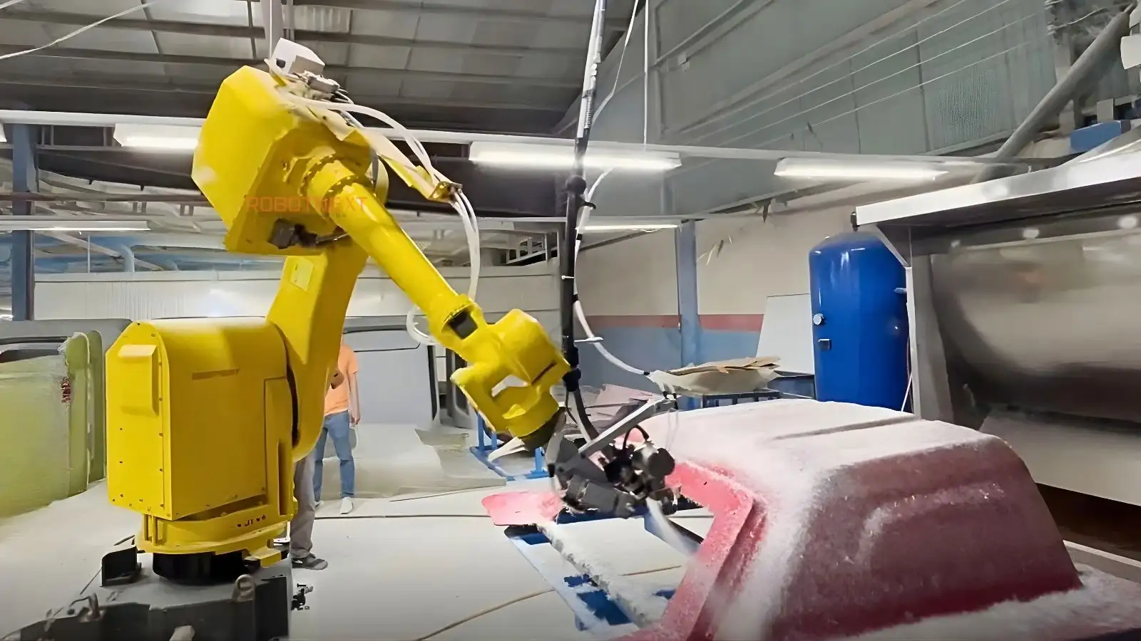 Công nghệ phun FRP khi so sánh với các phương pháp khác ra sao? 4 Dự án robot phun sợi FRP do đội ngũ kỹ sư Robotnext thực hiện