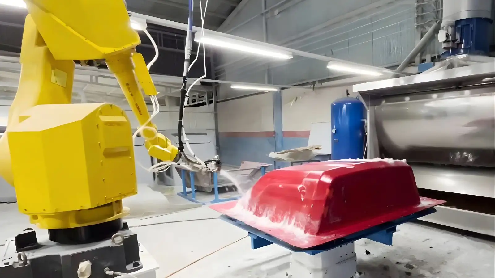 Hệ thống phun sợi thủy tinh FRP cắt nhỏ 5 Hệ thống phun sợi thủy tinh FRP cắt nhỏ