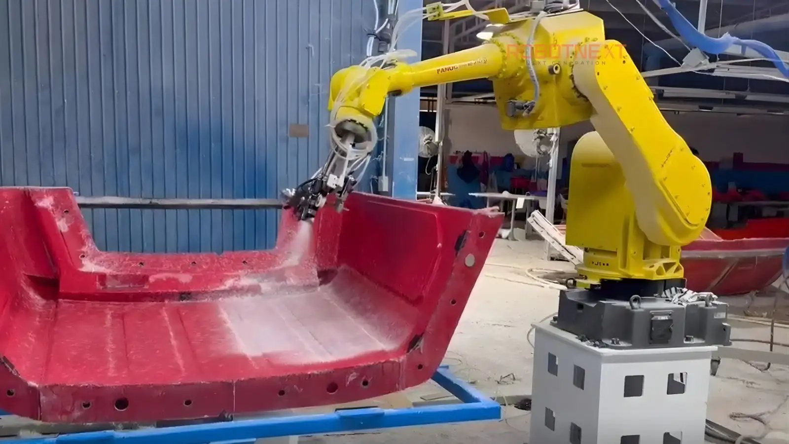 Hệ thống phun sợi thủy tinh FRP cắt nhỏ