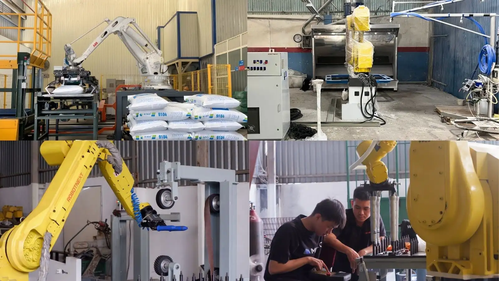 Các dự án robot tự động hóa thực tế do Robotnext triển khai