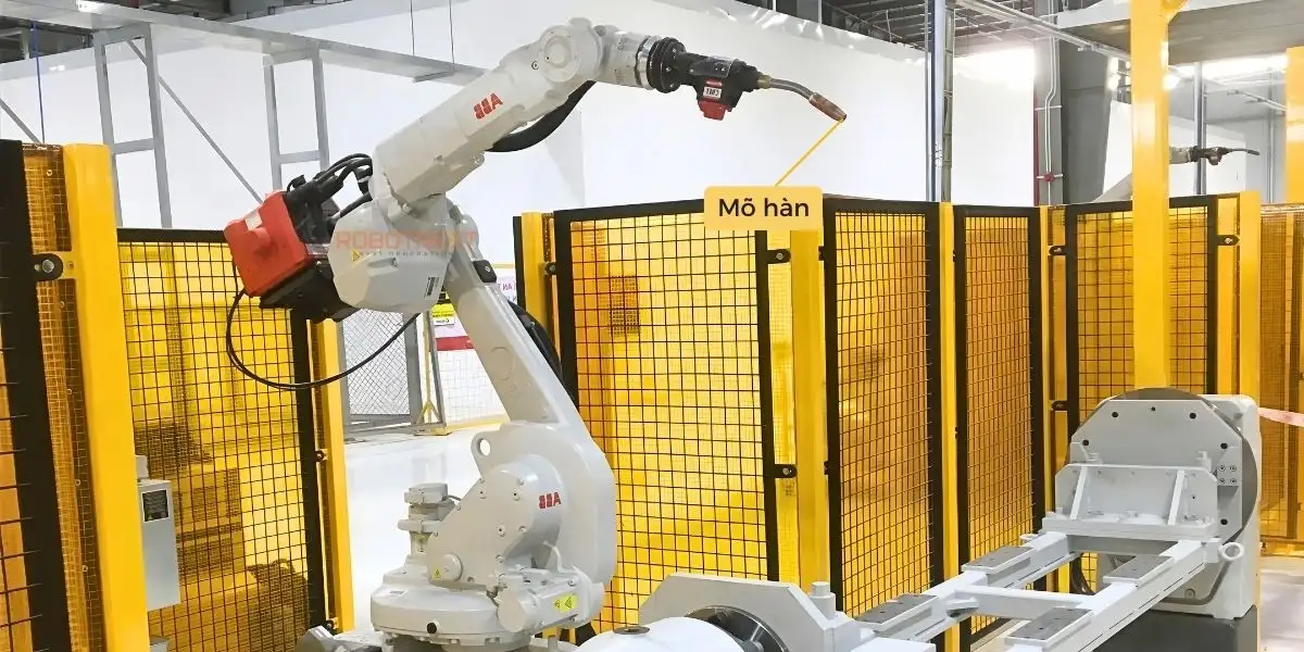 Giải Pháp Robot Hàn Công Nghiệp - ROBOTNEXT 1 Dự án robot hàn công nghiệp do Robotnext triển khai