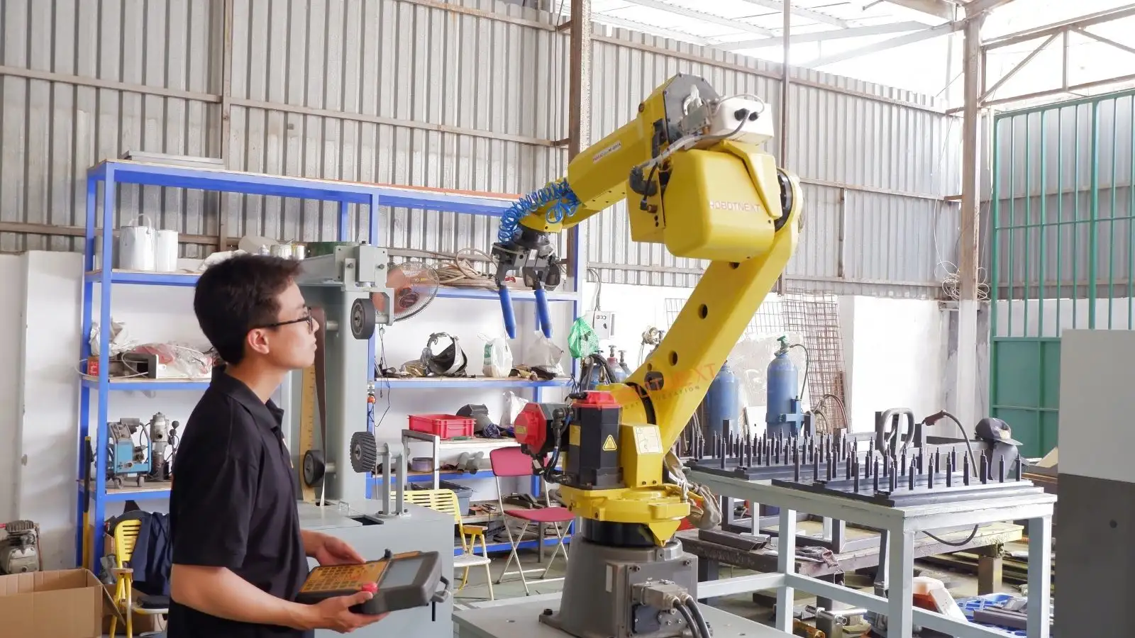 Dự án cánh tay robot công nghiệp do Robotnext triển khai thực tế 